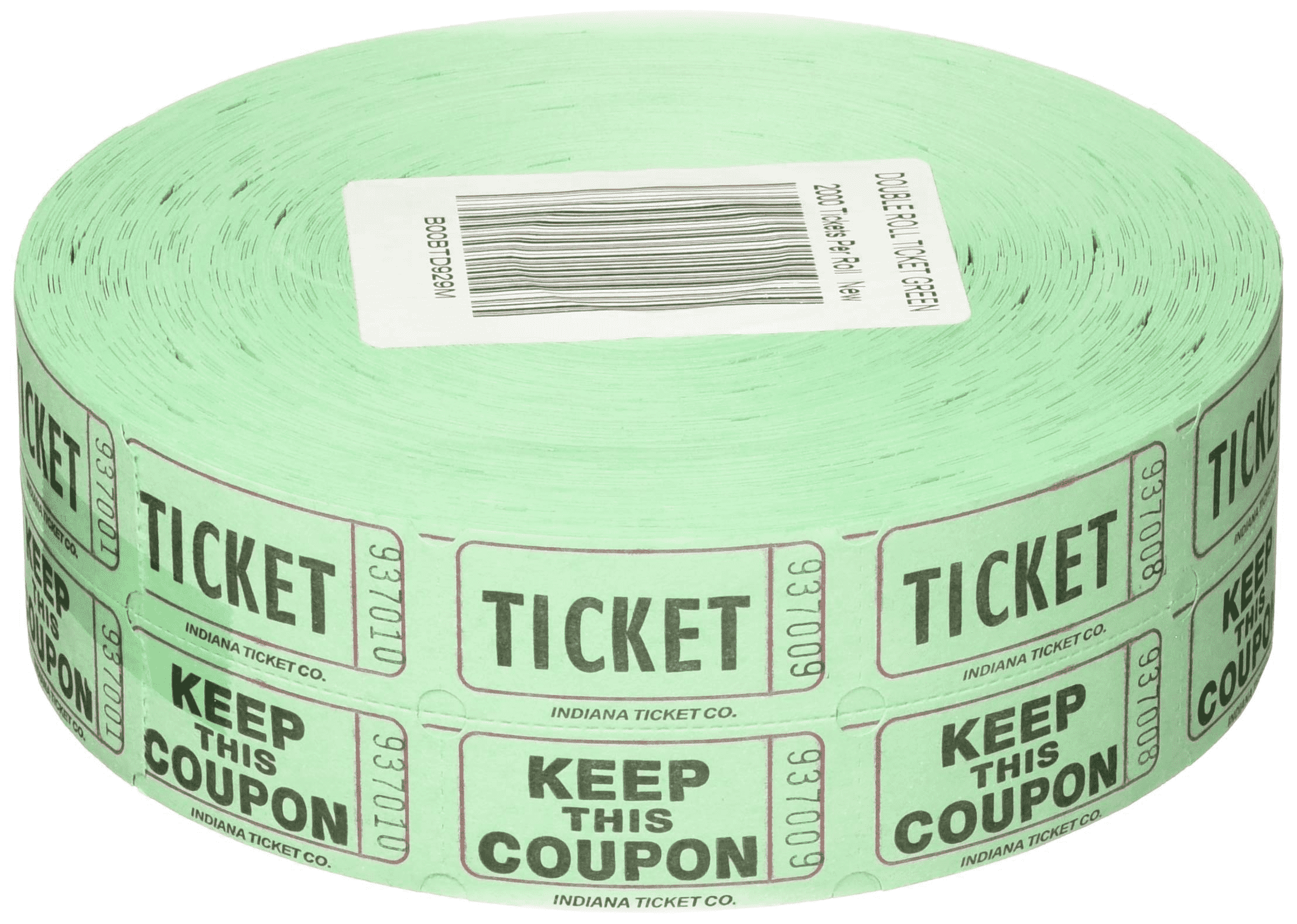 Ticket Double Tickets Green JB-10018