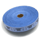Ticket Single Blue Tickets JB-10298