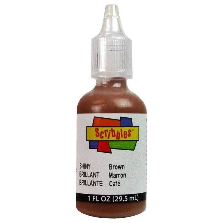 Scribbles Shiny Brown 1Oz Fabric Puff Paint Arts & Crafts JB-18975_30bbae45-1d7c-4022-aaed-bc1f57869a23