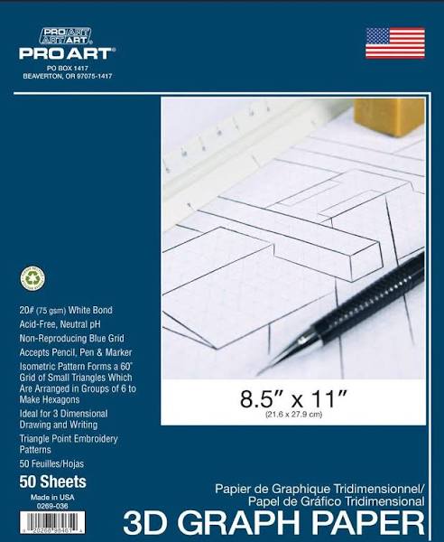 Graph 3D Graph Paper Pad Arts & Crafts JB-20584_6e933e32-8e75-43f4-8646-763d1598fc77