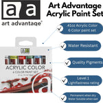 Art Advantage Paint Set Acrylic .41Oz 6 Color Arts & Crafts JB-20586_1