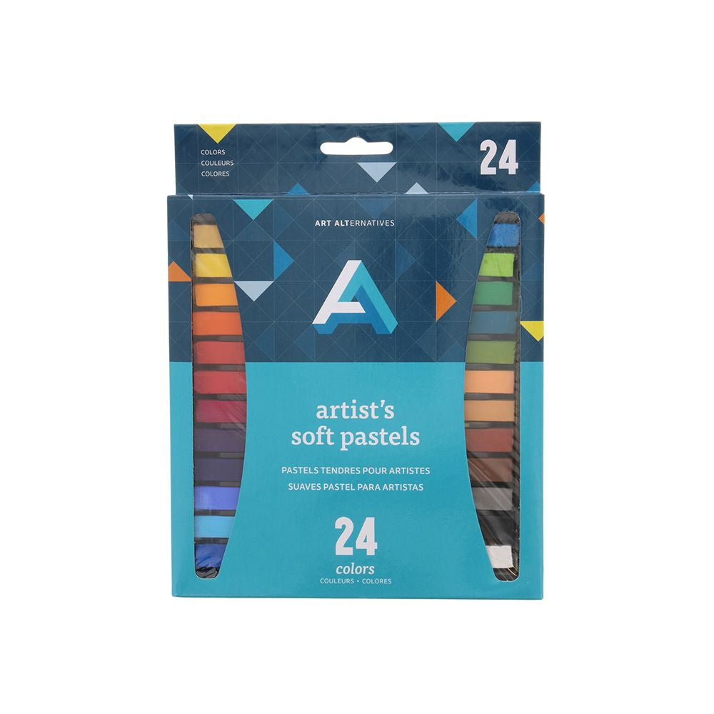 Art Alternatives Artist Soft Pastel Set, 24-Colors - Reusable Inner Tray Arts & Crafts JB-20664_d07115af-a4f0-4b39-9660-7aff13cecf81