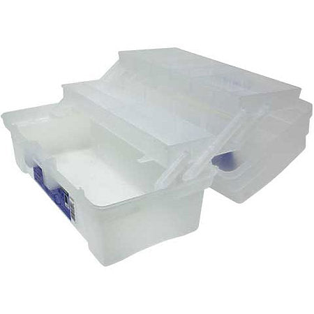 Artist Toolbox 2 Tray Clear Arts & Crafts JB-22363_6ee1262d-4031-490e-aca9-ac90c19792de