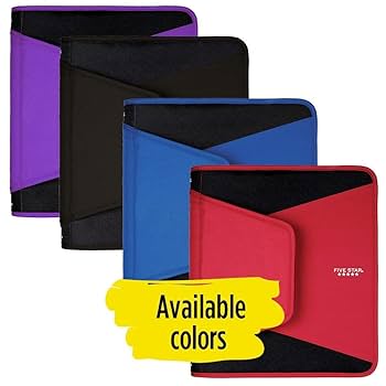 1.5" Zipper Binder - (1 Item – Random Color) JB-22662