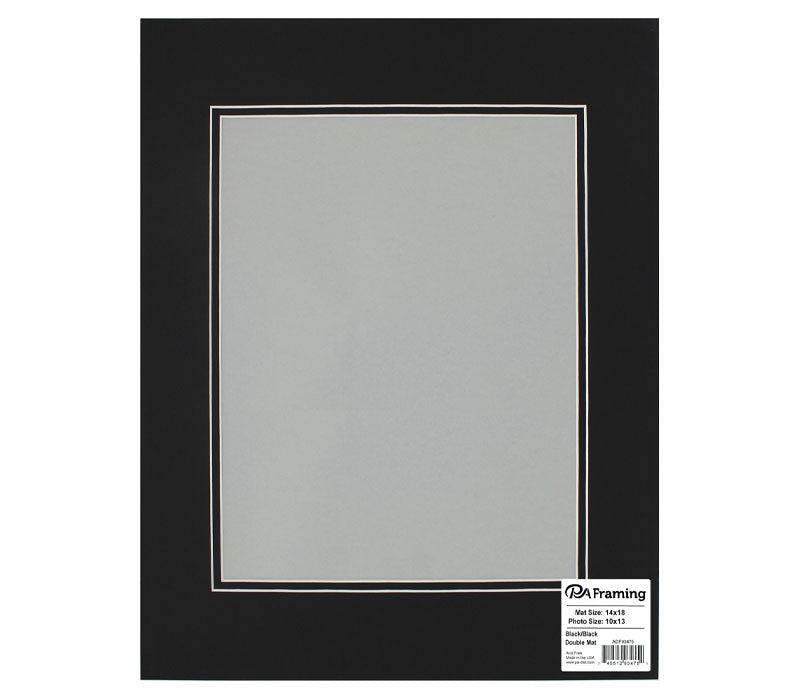 14X18 Black Mat W/White Core JB-23730
