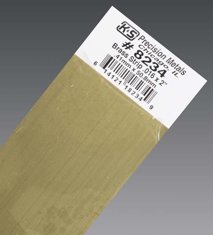 #8234 BRASS STRIPS .016X2" Jerrol's Supplies