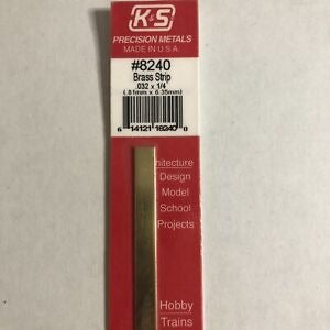 #8240 BRASS STRIPS .032X1/4" Jerrol's Supplies