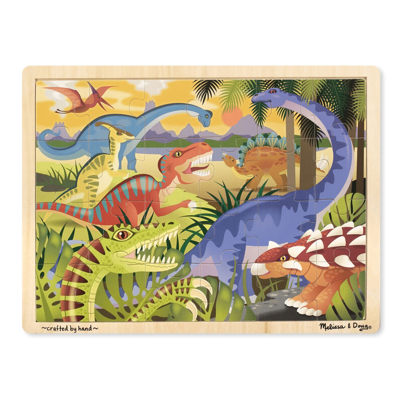 M&D Dinosaur Jigsaw Puzzle Melissa & Doug JB-25769_9d07d939-7f06-4662-8ecd-9177f2b82aeb