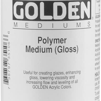 Golden Medium Polymer (Gloss) 16Oz Arts & Crafts JB-25902_2fbac229-2d0c-4b22-99fd-61d0925c8500