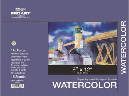 Wc Pad 9X12 Watercolor Sheet Block Arts & Crafts JB-26131_1d3e65b6-93db-463e-90d8-fa3954c4c95b