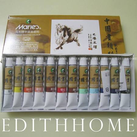 Maries Chinese Paint 12 Color Watercolor Arts & Crafts JB-26905_655ce1e5-20fe-4966-99c2-cebc73349e8c