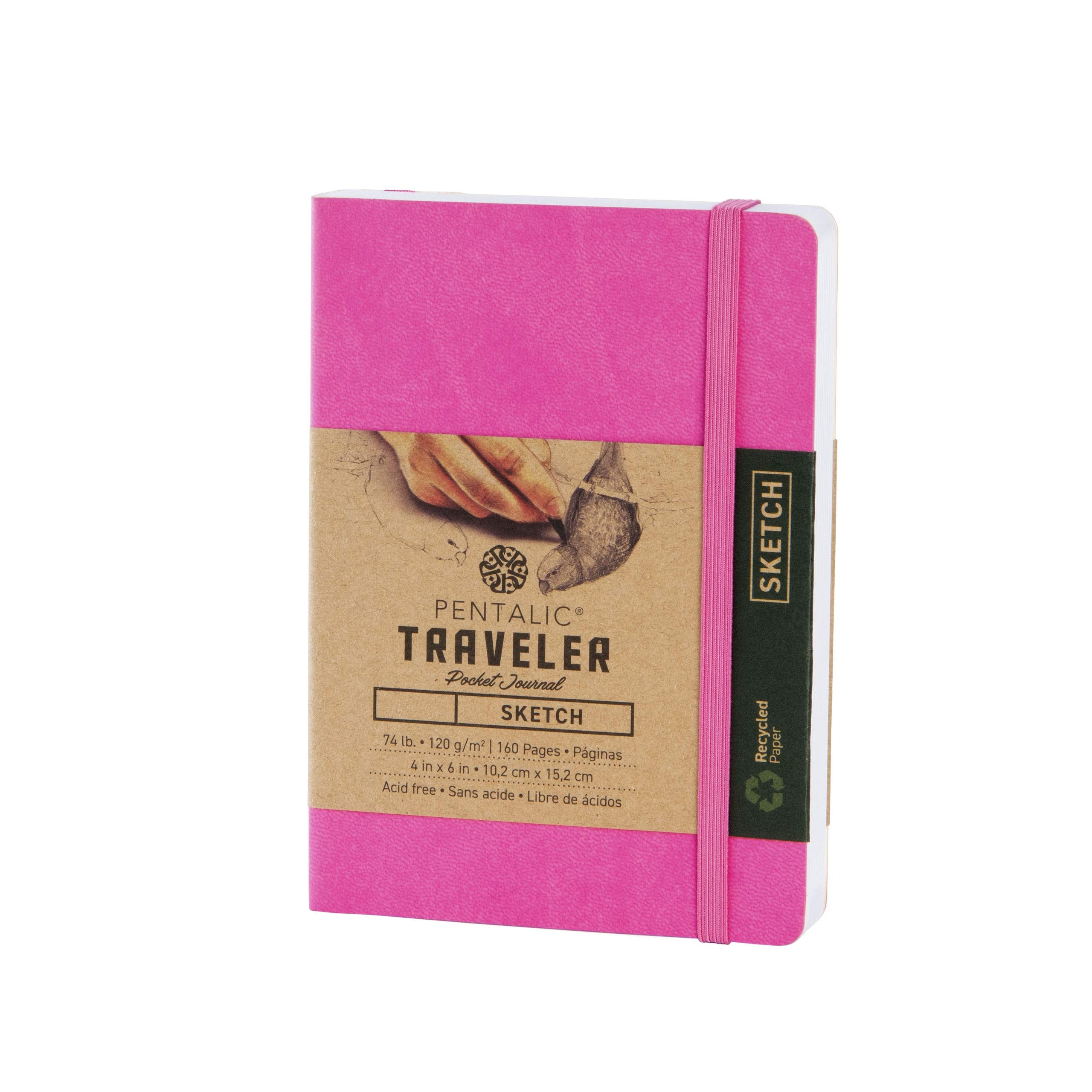 4X6 Sketch Bright Pink Journal JB-26914