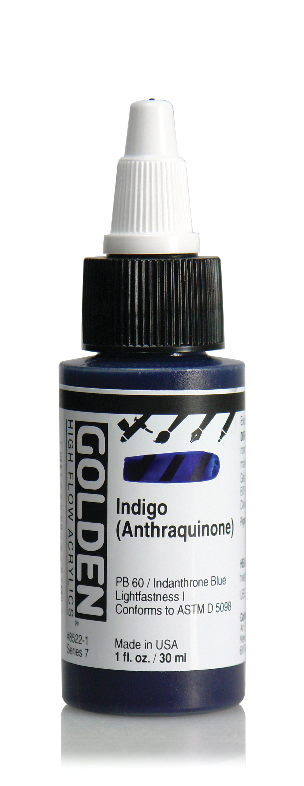 High Flow Acrylic Paint Indigo Anthraquinone Arts & Crafts JB-26939_00ac7773-e14d-43f2-92f2-8793e6517b3e