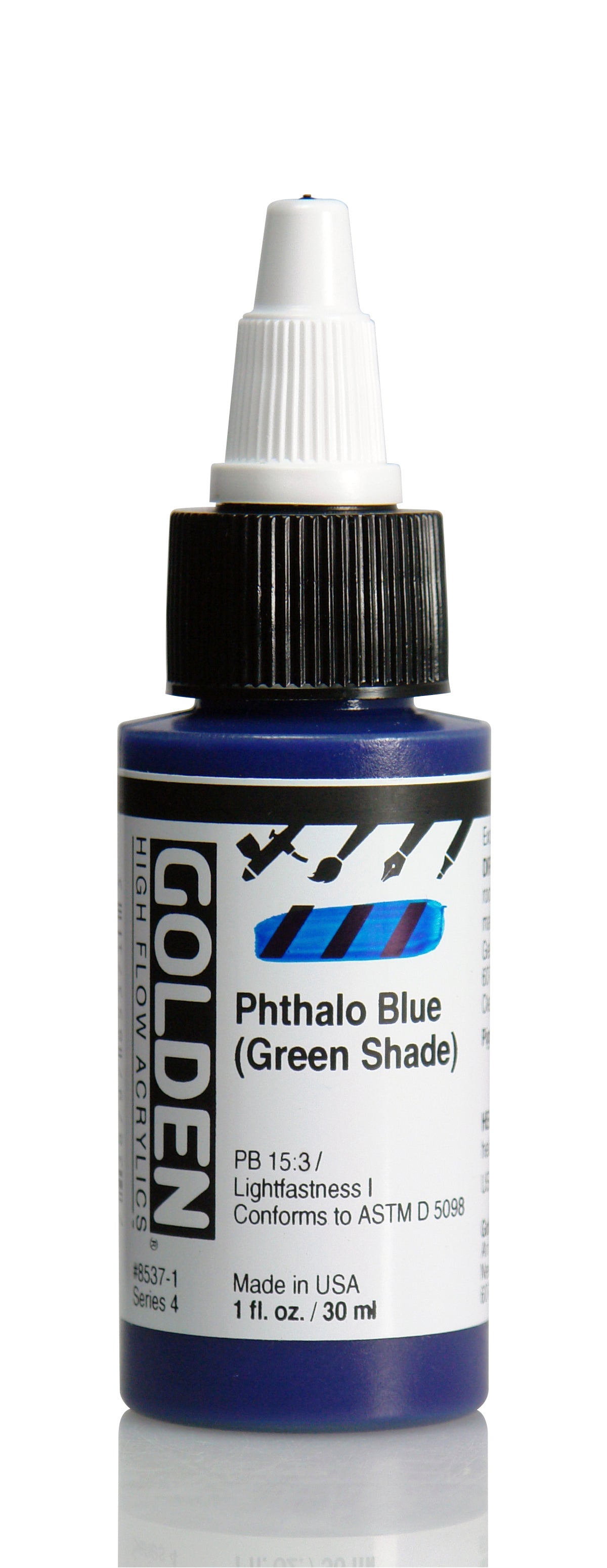 Golden High Flow Acrylic Phthalo Blue Grn Shd Arts & Crafts JB-26946_b18c0726-53a5-459a-a98f-3f4a1d069ce6