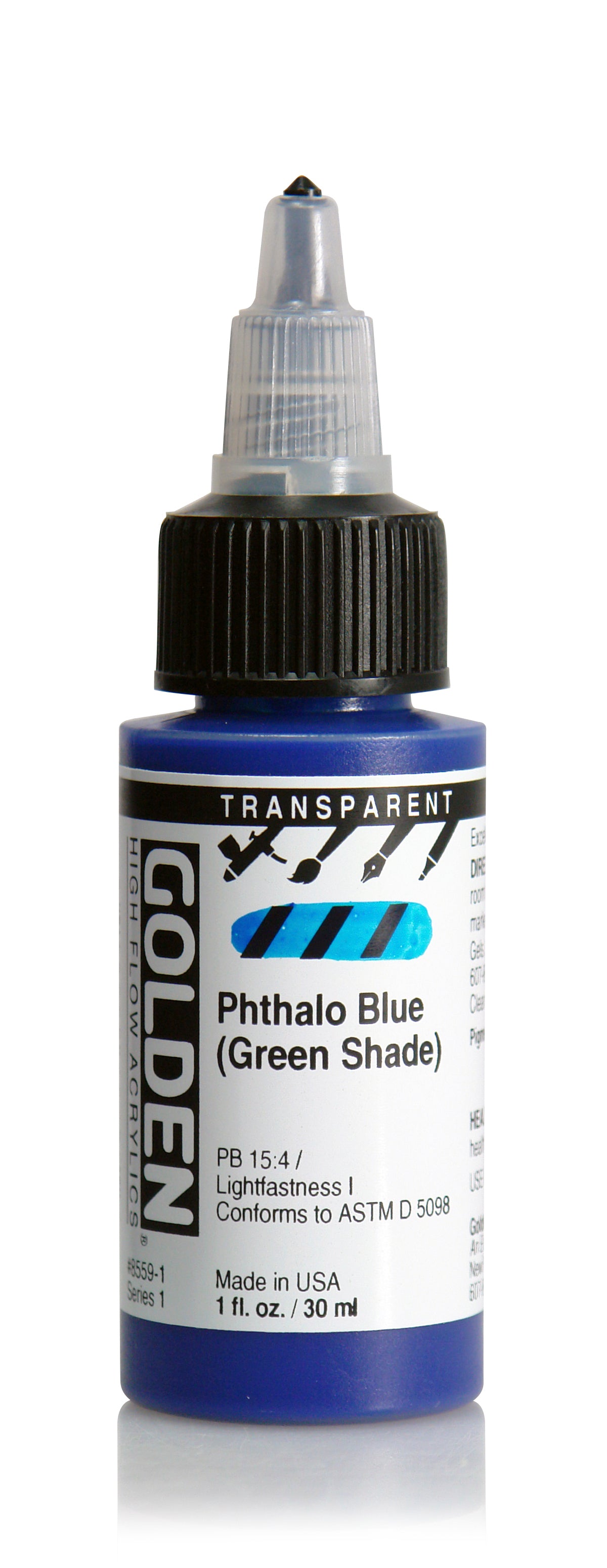Golden High Flow Acrylic Phthalo Blue Trn Arts & Crafts JB-26947_47333e42-d18f-4a8e-b928-7406629cb482