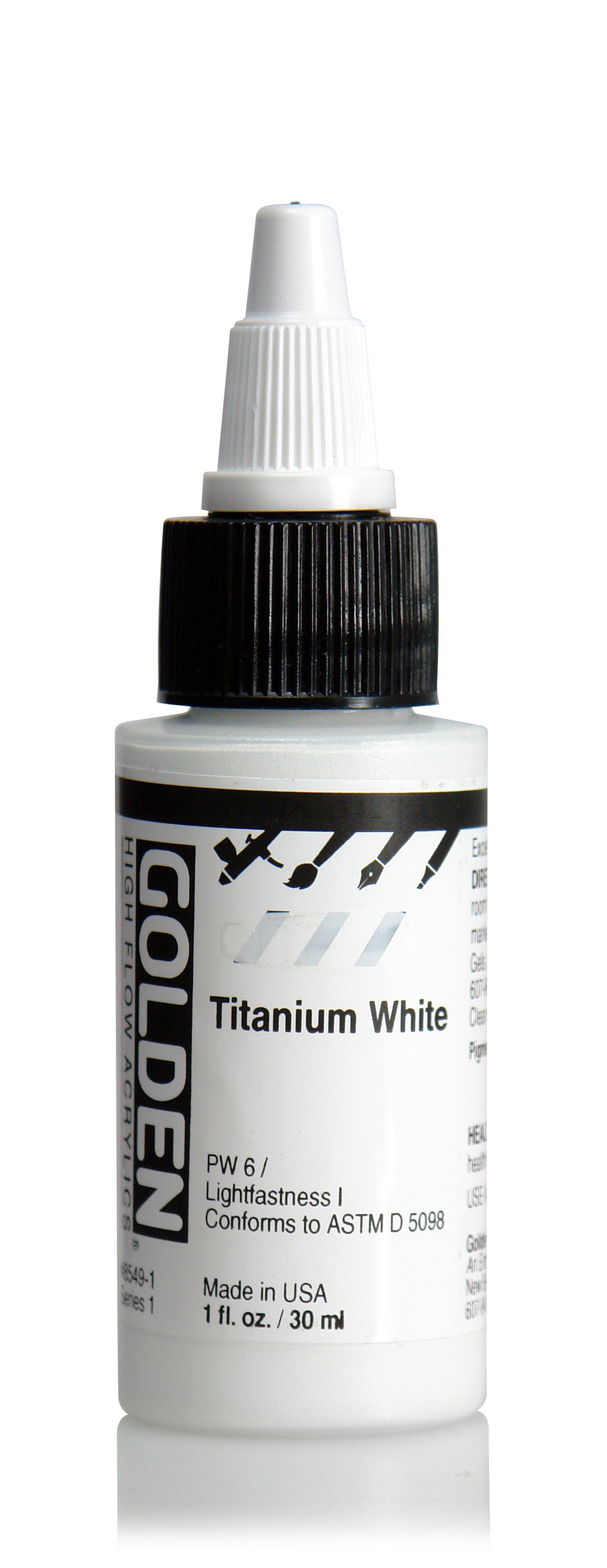 High Flow Acrylic Paint Titanium White Arts & Crafts JB-26956_4e062b6a-e669-40b6-9bf4-e93bd4f59d58