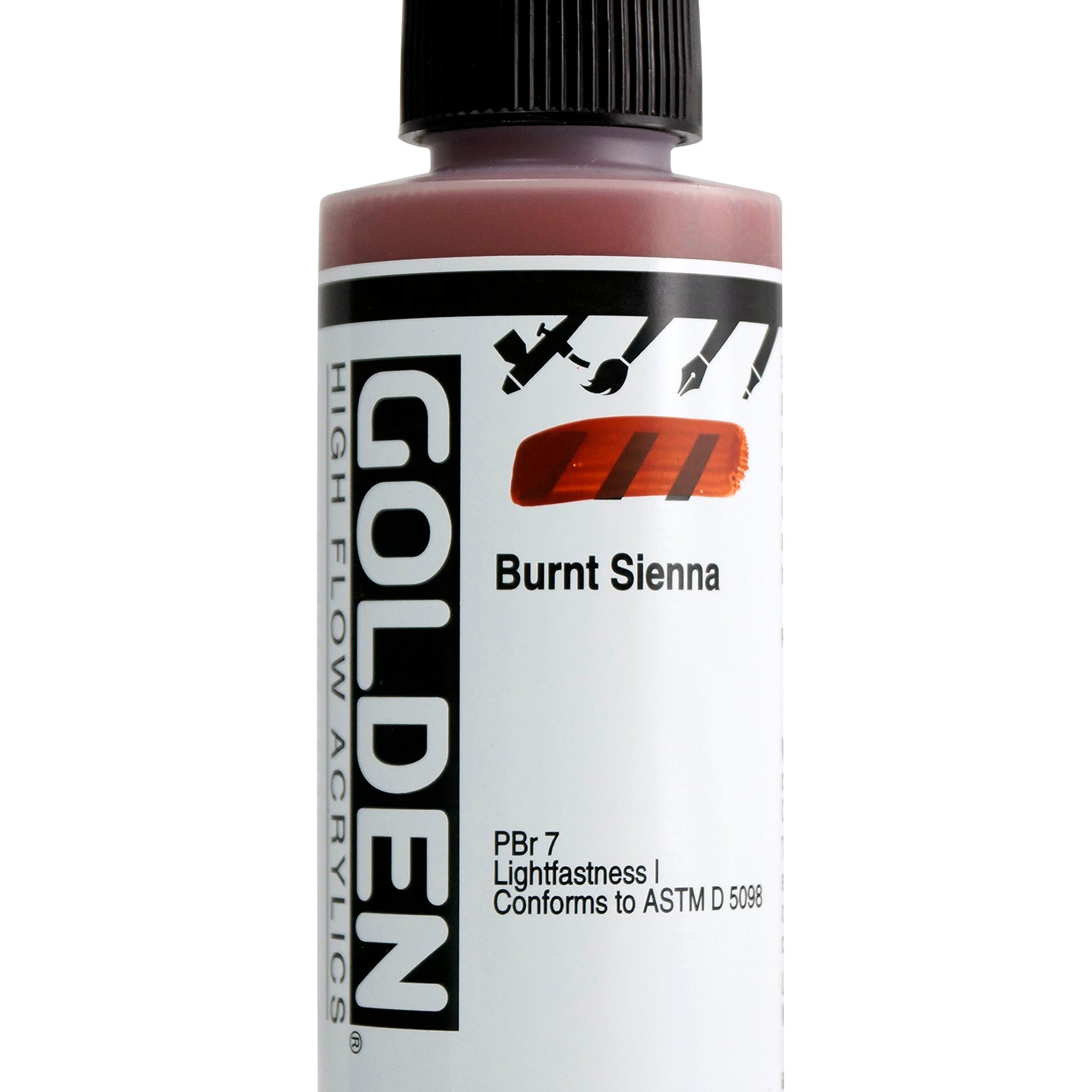 High Flow Acrylic Paint Burnt Sienna 4Oz Arts & Crafts JB-26975_b67b3795-94a0-49fe-b06c-72bf4867fadb