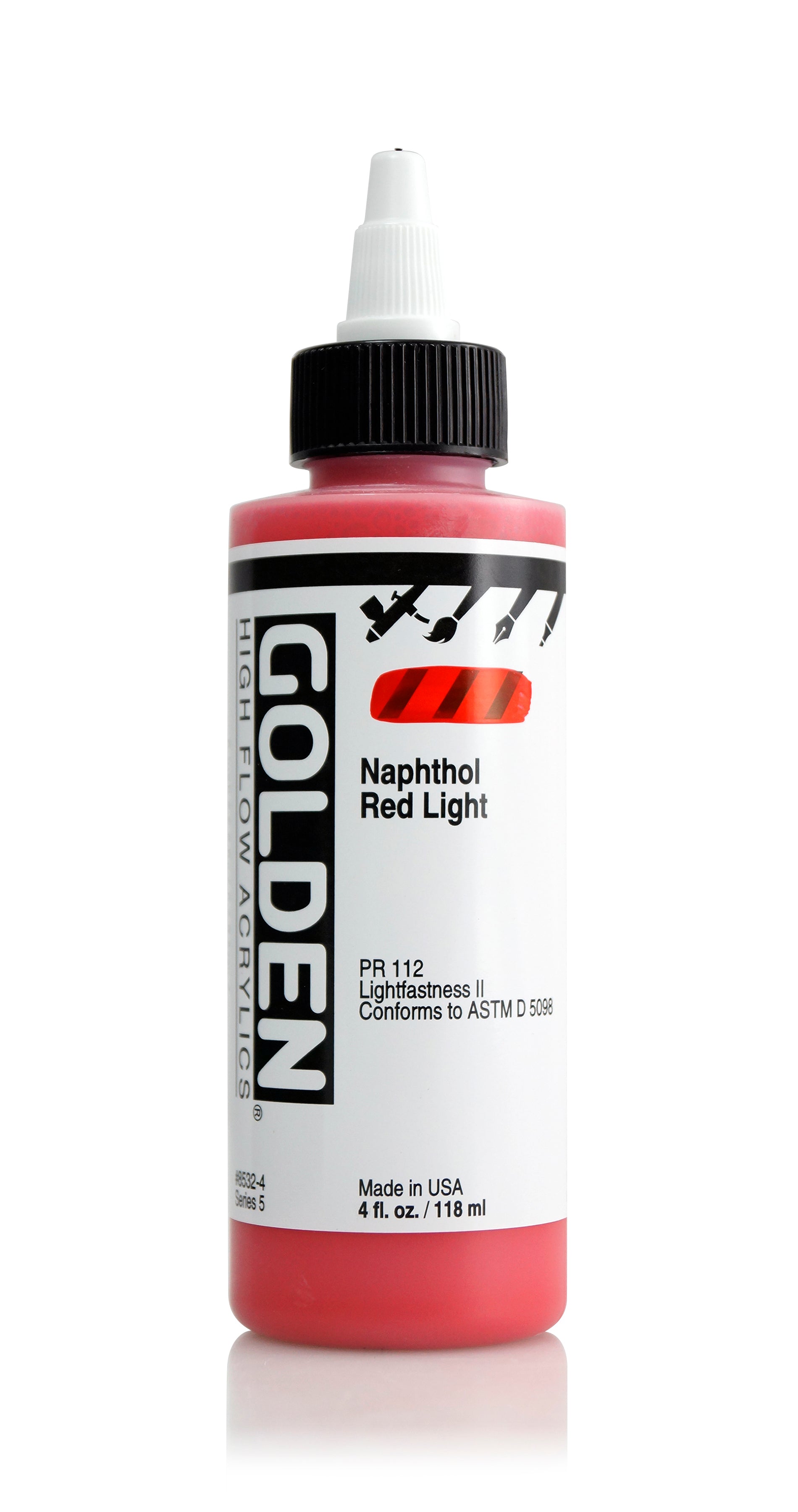 High Flow Acrylic Paint Naphthol Red Lt Arts & Crafts JB-26976_a91b0453-25d6-4201-a036-5ae14a01e24a