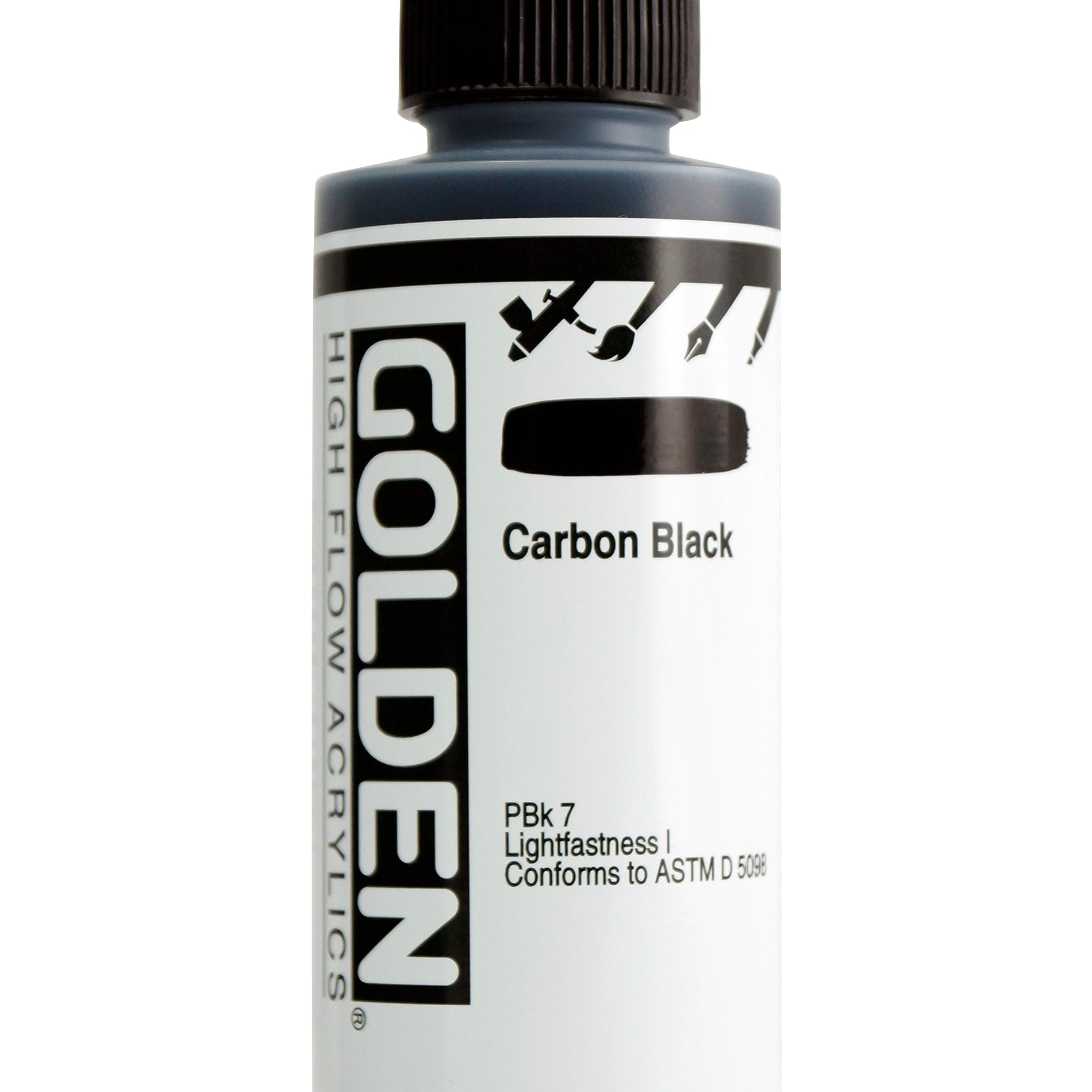 High Flow Acrylic Paint Carbon Black 4Oz Arts & Crafts JB-26985_09c8b47b-d8f2-453b-b0c3-ac72585519c3