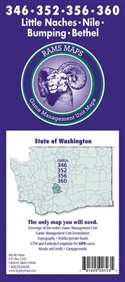 Little Naches Nile Bumping - Big Sky Maps JB-27768