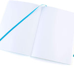 Pentalic 6" X 8" Pocket Sketchbook Traveler Journal, 160 Pages, Turquoise JB-27930_1