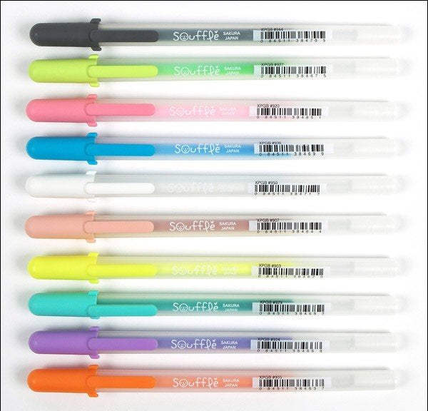 Gellyroll Souffle 10Pk Pens Arts & Crafts JB-28577