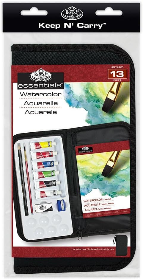 Royal & Langnickel Rset-Kcwp Kc Watercolor Paint Set Keep And Carry (13 Pcs) Arts & Crafts JB-28848_2302b6df-9db5-45e9-ac69-3f17eca16977