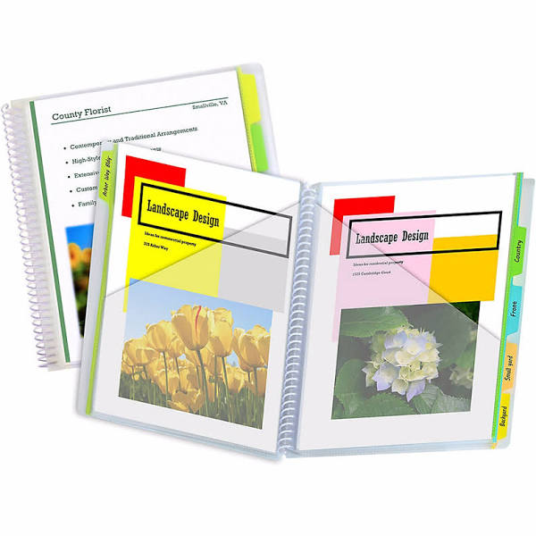 Folder Pocket Portfolio With Write On Tabs JB-28855_773e0611-1043-4780-85b8-78c3668ff338