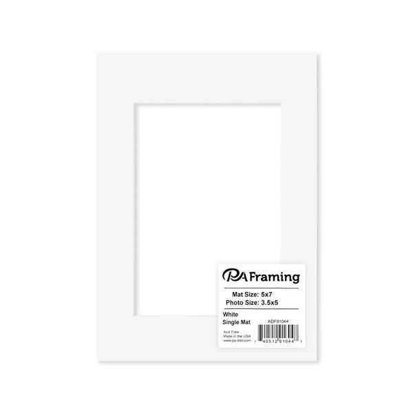 5X7 White Core/White Mat JB-28875