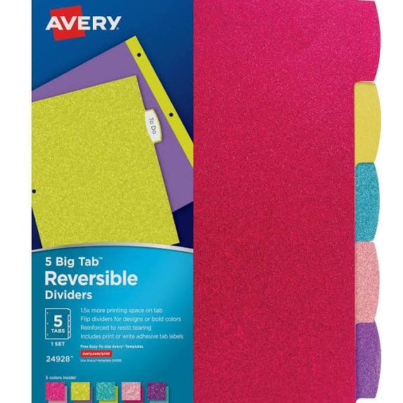 Big Tab Glitter Dividers JB-29603_c277fab7-d67a-4acc-a90c-fc35bfef1859
