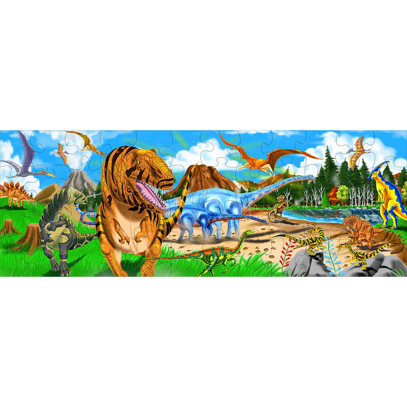 M&D Land Of Dinosaurs Floor Puzzle Melissa & Doug JB-30399_e71a8762-8505-4344-907f-3a58b7e4d5b2