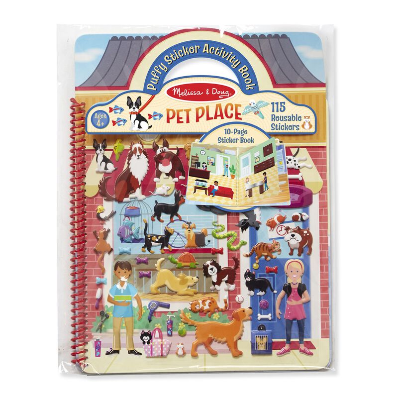 M&D Pet Place Sticker Book Melissa & Doug JB-30400_30d6617f-c5fd-4f53-9bb2-49588b407605