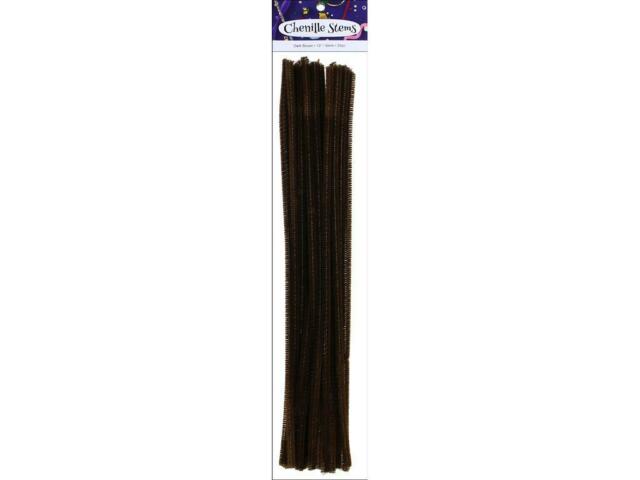 Dark Brown Chenille Stems Pipe Cleaners Arts & Crafts JB-30652_f967d4a5-5653-4a65-a7ad-4fc5fd7ef8e3