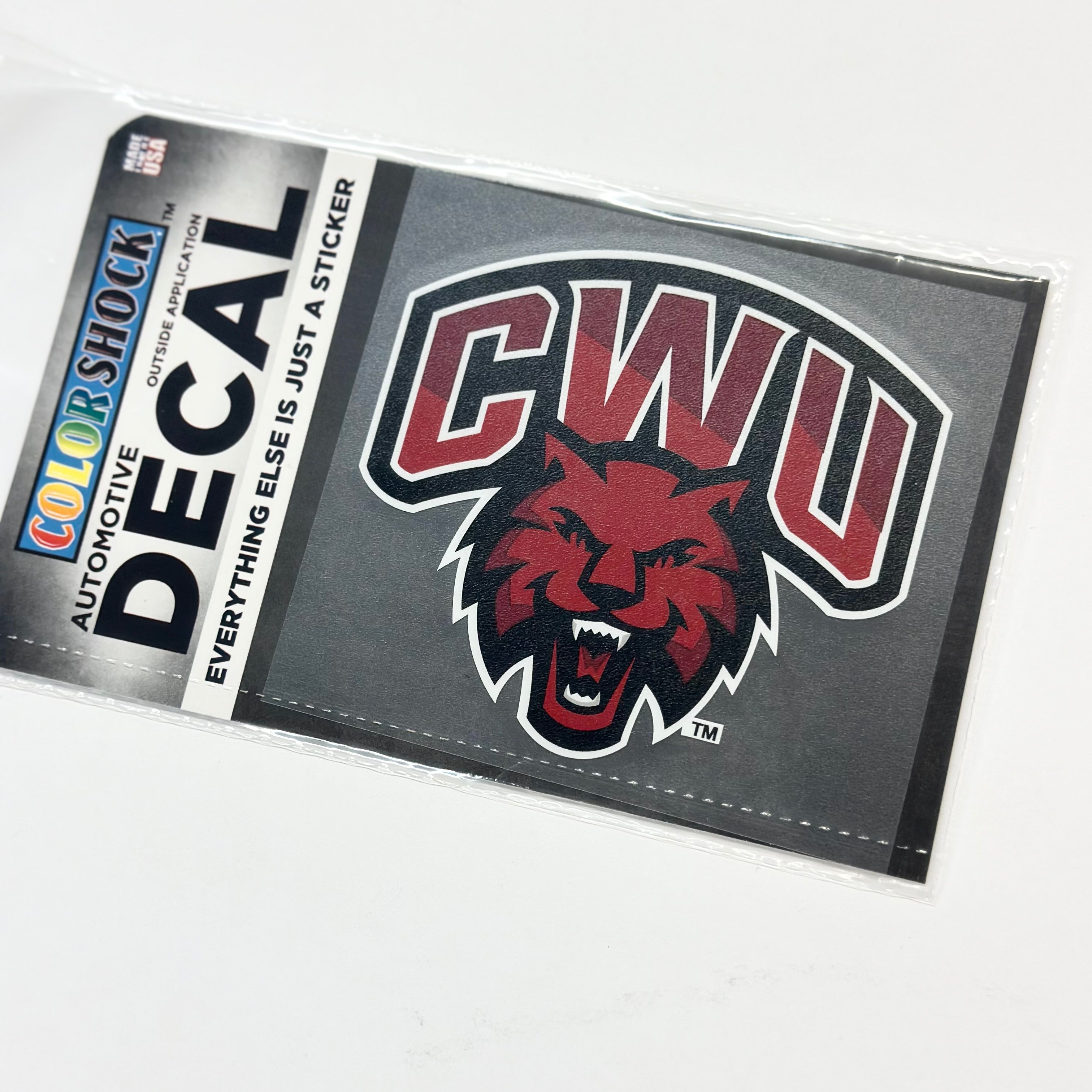 CWU Red Wildcat Decal JB-31381