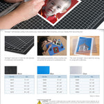 Dahle Vantage 10683 See-Through Premium Self-Healing Cutting Mat, 24"X36", 1/2" JB-31543_5