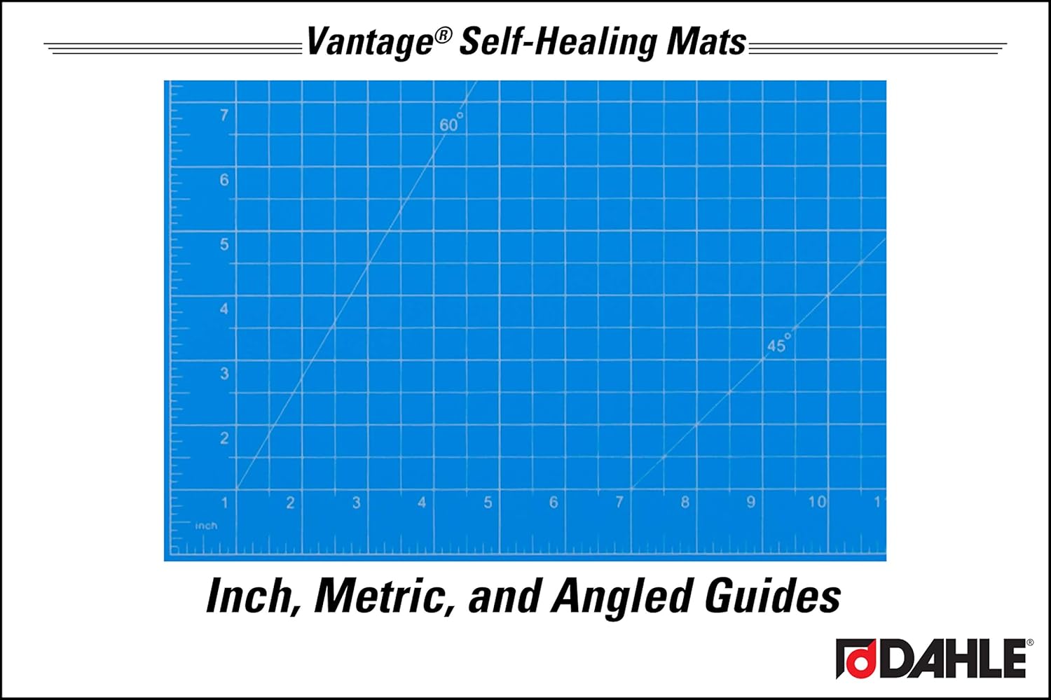 Dahle Vantage 10693 Premium Self-Healing Cutting Mat, 24"X36", 1/2" Grid Arts & Crafts JB-31544_3