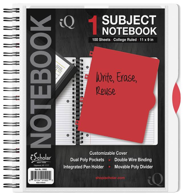 Nb 1 Sub Poly Cover Spiral Assorted Colors Spiral JB-31895_88cd98fb-116c-46fb-bbde-918a00f1c2e5