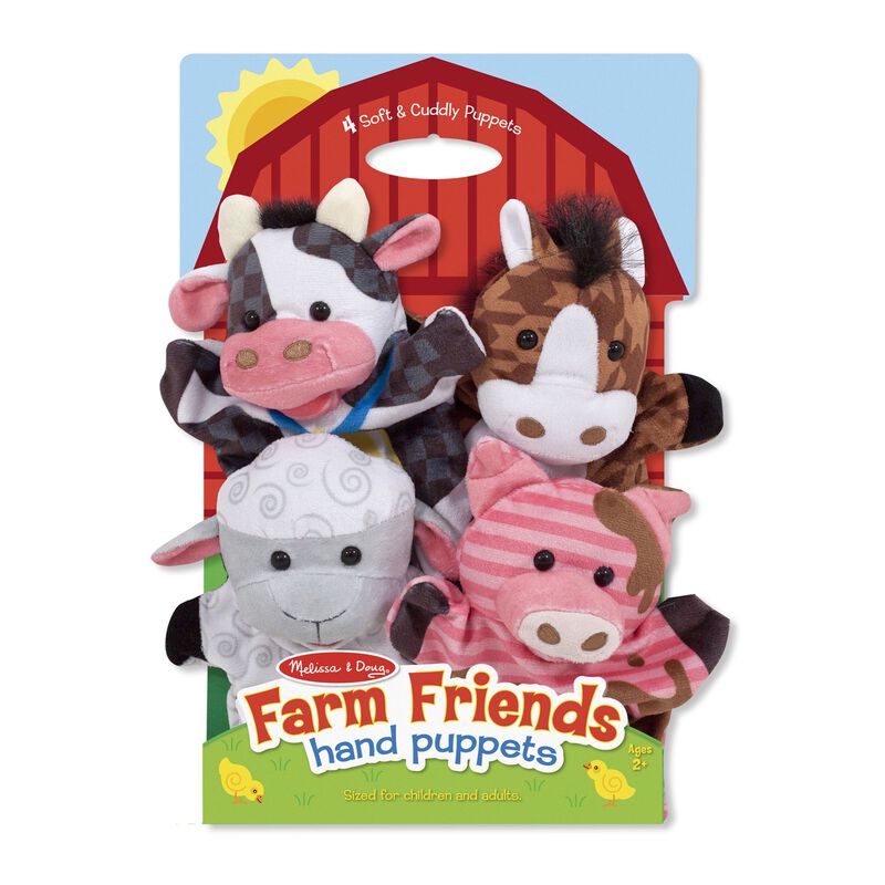M&D Farm Friends Hand Puppets Melissa & Doug JB-32106_5e802821-567c-4b03-8afc-e06e1a0be050