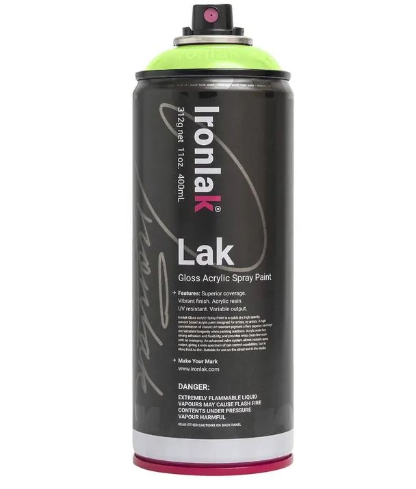 Il Fluoro Green Spray Paint Ironlak JB-32930_599945c5-bdde-4970-8a75-5f1291b0f43a