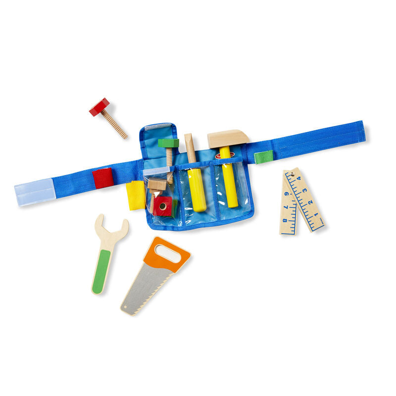 M&D Deluxe Tool Belt Set Melissa & Doug JB-33149_1fc8a22d-764d-4b30-8dde-7ec6e2c12278