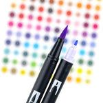 Mark Dual Brush Pen Pastel Tombow 10Pc Set Marker Arts & Crafts JB-33808_4