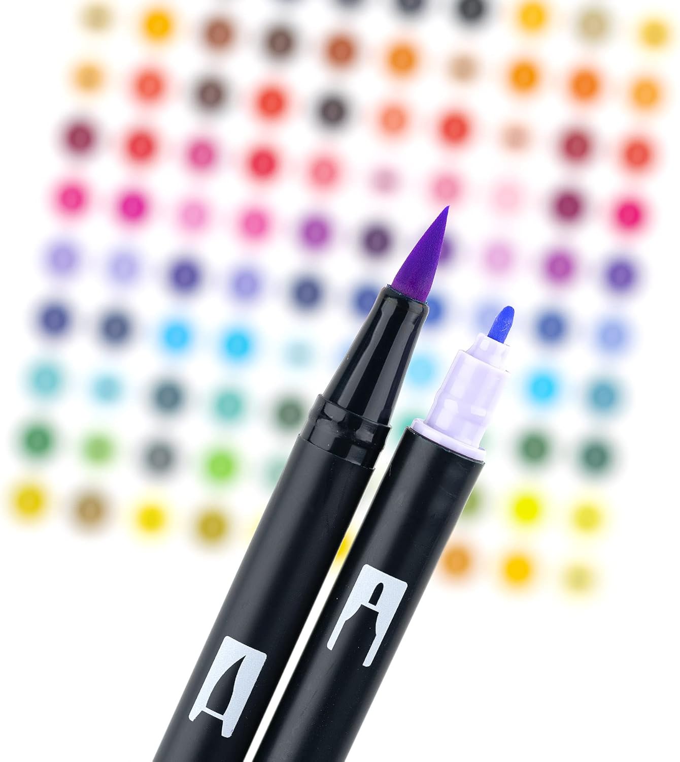 Mark Dual Brush Pen Pastel Tombow 10Pc Set Marker Arts & Crafts JB-33808_4