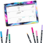 Mark Dual Brush Pen Galaxy Tombow 10Pc Set Marker Arts & Crafts JB-33809_7