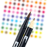 Mark Dual Brush Pens Set Portrait Tombow 10Pc Set Marker Arts & Crafts JB-33811_3