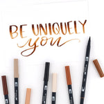 Mark Dual Brush Pens Set Portrait Tombow 10Pc Set Marker Arts & Crafts JB-33811_7