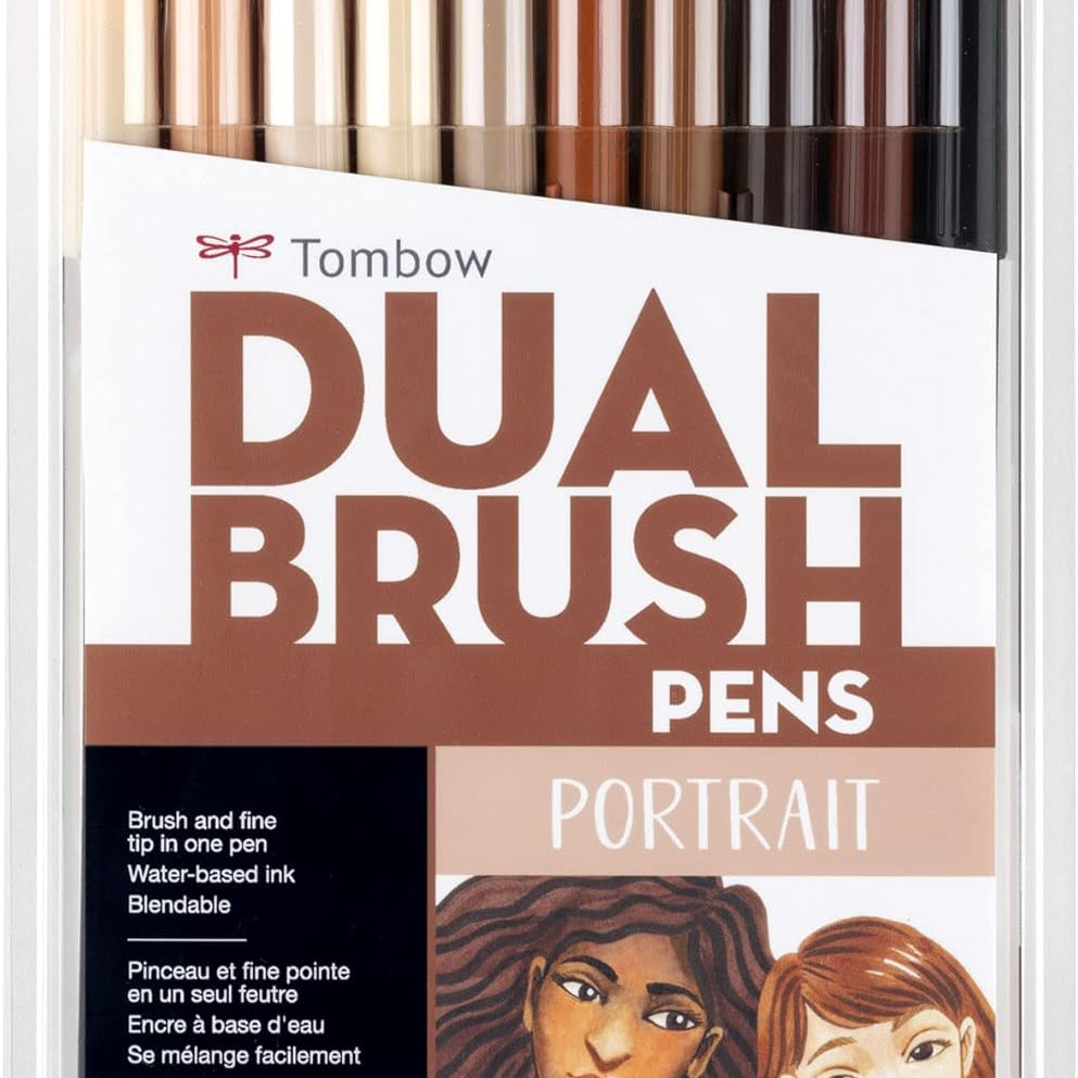 Mark Dual Brush Pens Set Portrait Tombow 10Pc Set Marker Arts & Crafts JB-33811_d0757963-8805-4312-a421-76c64fb321db