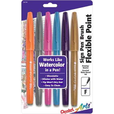 Sign Pen Brush Flex Point Arts & Crafts JB-34048_da364b71-ed9c-413a-9547-21ca03871a3f