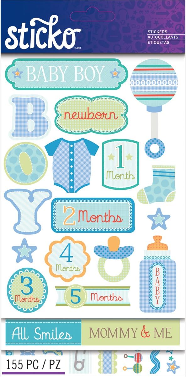 *Flip Pack Baby Boy Stickers JB-34063
