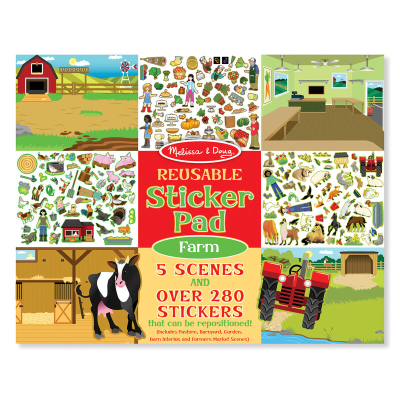 M&D Sticker Pad Farm Melissa & Doug JB-34084_331cd796-eeb4-4c68-9100-251007a1b0b7
