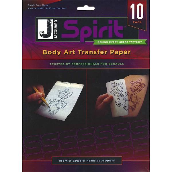 Body Art Transfer Paper - Make Your Own Tattoos Arts & Crafts JB-34491_f73ae206-5316-4cde-97f0-d38e6fa97114